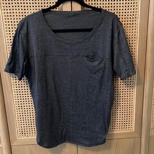 Lululemon short sleeve grey shirt size 12 (used)